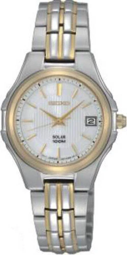 Seiko Solar White Women's Watch - SUT038