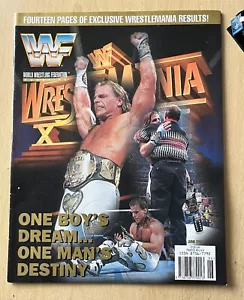 WWF WWE Wrestling Magazine JUNE 1996 + Poster Shawn Michaels Wrestlemania - Picture 1 of 4
