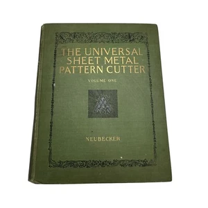 The Universal Sheet Metal Pattern Cutter Handbook Vol. 1 Neubecker 1926 - Picture 1 of 10
