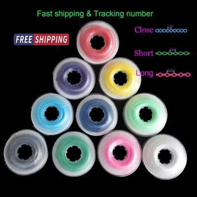 Cadena eléctrica elástica de ortodoncia dental de 1 rollo corta/larga/continua 15 pies Foto 1 de 4