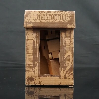 WooBot Transforfun Series #1 Wooden Transforming Robot/Train Engine - New! - Image 1 of 4