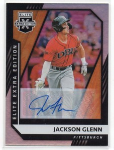 Jackson Glenn 2021 Panini Elite Extra Edition Auto Prospect Autograph