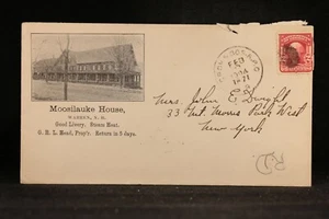 New Hampshire: Warren 1904 Moosilauke House Hotel Building Advertising Cover - Bild 1 von 2