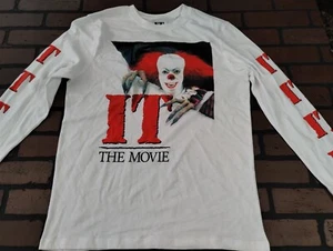 IT THE MOVIE - 2020 Pennywise Printed Long Sleeve Retro T-shirt ~M L XL XXL - Picture 1 of 2