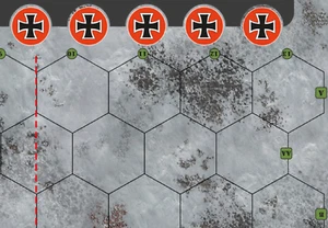 MEMOIR 44 WINTER CAMPAIGN (SNOWSTORM) CUSTOM-DESIGNED BREAKTHROUGH VINYL MAT - Picture 1 of 7