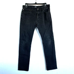 J. Crew Jeans Herren 31 x 30 Drigg schwarz Denim verwaschen gerades Bein Hose y2k Freizeit - Bild 1 von 7