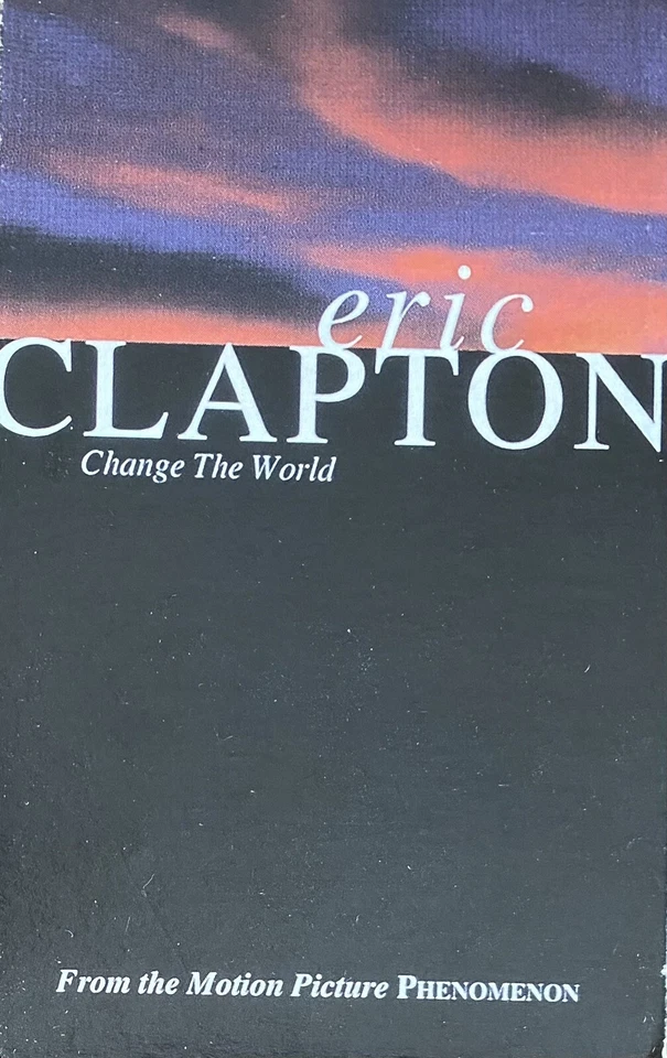 Eric Clapton Change The World Australian Cassette Cassingle - Image 1 of 4