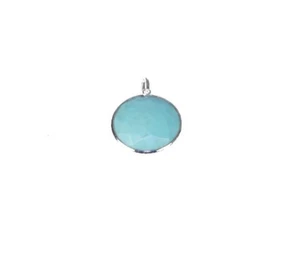 IPPOLITA Sterling Silber Türkis Rock Candy runder Verstärker Anhänger .925 - Bild 1 von 4