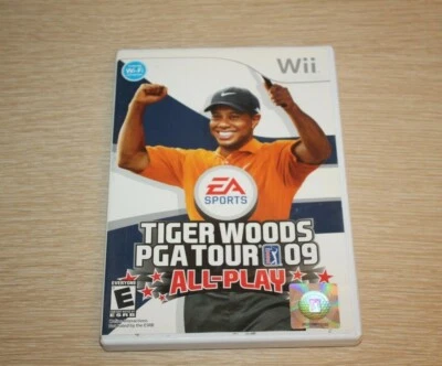 Tiger Woods PGA Tour 09: All-Play (Nintendo Wii, 2008) CIB COMPLETE IN BOX WORKS - Image 1 of 4