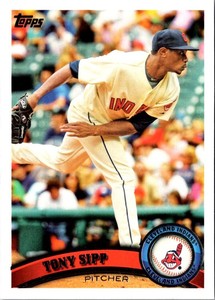 2011 Topps Tony Sipp #536 Cleveland Indians