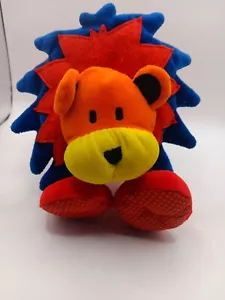 "Juguete para bebé vintage Jolly Inc bufón león sonajero peluche Apx 9""" - Imagen 1 de 11