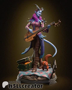 Statua Alfira stampata in 3D, Baldur's Gate da collezione, non dipinta - Foto 1 di 8