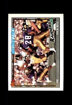 1991 TOPPS FOOTBALL RAIDERS #107 NICK BELL  - Image 1 of 2