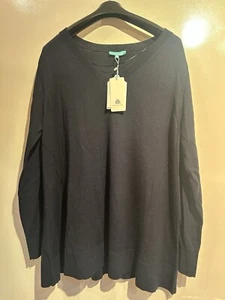 Blue Illusion Ink 3L Sweater Merino (18/20/22) RRP $169.99 - Foto 1 di 6