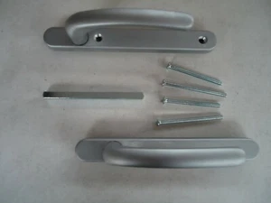 UPVC Door Handles Satin Finish Internal Lever Latch 8" – Lot040 - Picture 1 of 3