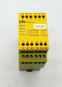 Pilz 774549 PNOZ X13 24VDC 5n/o 1n/c relè di sicurezza - Foto 1 di 6