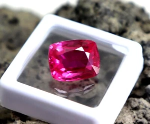 Zafiro rosa genuino sin calefacción piedra suelta sin tratar zafiro certificado CGI - Imagen 1 de 9
