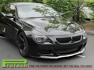 BMW E63 E64 M6 Carbon Fiber Vos Style Front Add On Lip Convertible Coupe 06-10 - Bild 1 von 3