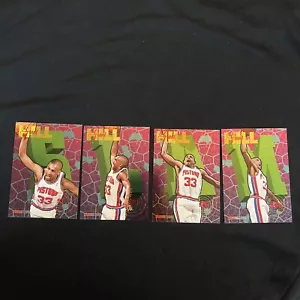 1995-96 Hoops Basketball Grant Hill Slam S1-S4 Complete Set Rare - Picture 1 of 6