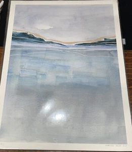 Martha Oakes Dune 1 Watercolor Print Signed - Picture 1 of 3