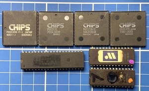 Menge 7 Chips für das Intel 80286 Motherboard - Bild 1 von 2