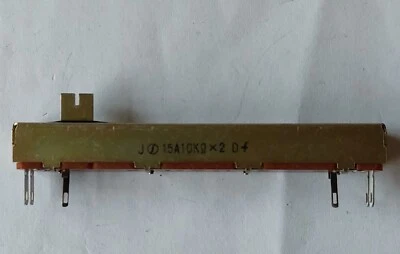 10K Schieberegler. Original (15A10K x 2) verwendet auf Citronic Mixern. Ref 3 - Bild 1 von 4