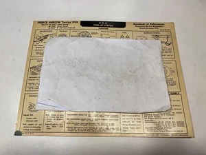1932 Pierce Arrow Twelve Models 51 52 53AEA Tune-Up System card - Picture 1 of 2