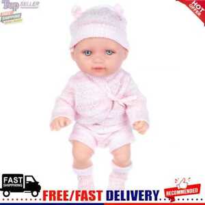 Reborn Baby Doll Vinyl with Hat Lifelike Kid Play House Game (Q11-001)