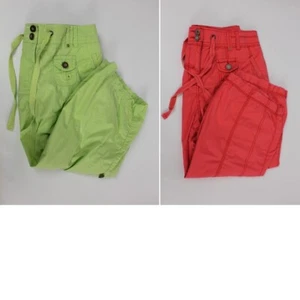 X 2 Womens Marks and Spencer Size 12 Capri Trousers Summer Bright Article - Picture 1 of 13