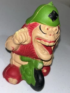 Vtg Coleco Mash Ems Bike Breath Figure Squeeze 'Ems Motorcycle Guy Squishy 1987 - Picture 1 of 15