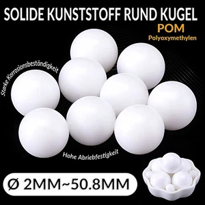 Plastik Kugeln Polyoxymethylen POM Ø 2~50.8mm Solide Kunststoff kugel Rund Kugel - Picture 1 of 10