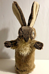 Folkmanis Long Sleeve Hand Puppet Rabbit Hare Stage Show Realistic Plush Toy