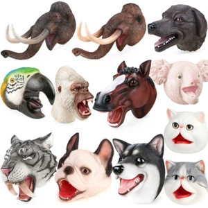 Juguete de marioneta de mano animal para niños guante de mano realista juego de roles enseñanza de cuentos - Imagen 1 de 63