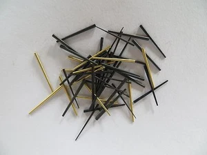 Pines cónicos para reloj de latón y acero - tamaños surtidos - paquete de 50 - Imagen 1 de 3
