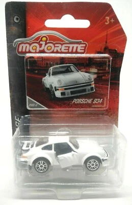 Majorette Porsche 934 White - 1:57 (3 inches) in Package with Card - Image 1 of 4