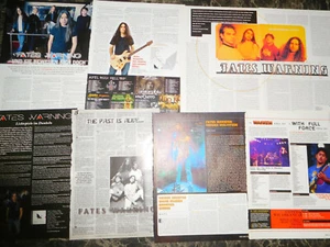 FATES WARNING  23  TEILE/PARTS CLIPPINGS LOT   0521 - Foto 1 di 2