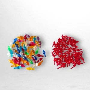 Vintage 128 Pc Ceramic Christmas Tree Replacement Bulbs Twist Lights Multicolor - Picture 1 of 8