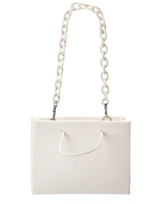 Bolso de mano Medea de cuero blanco para mujer Foto 1 de 4