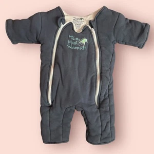 Traje de dormir Merlin's Magic talla pequeña 3-6 meses; 12-18 libras azul marino oscuro - Imagen 1 de 4