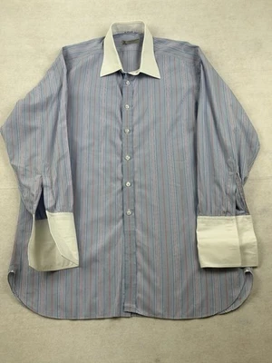 Turnbull & Asser Shirt Men’s French Cuff Striped Dress Made In England GUC *READ - Image 1 of 4