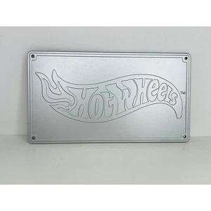 Kunststoff Hot Wheels Platte aus Kinderbett oder Tisch 5"X9" grau Wand Dekor Display - Bild 1 von 3