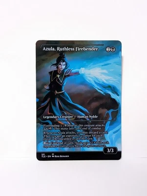Azula, Ruthless Firebender Custom MTG Commander Card | Foil Art Overlay Avatar - Image 1 of 2
