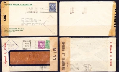 1154A Two WW2 Censored covers in good condition & 3Active Service (3) - image 1 of 2