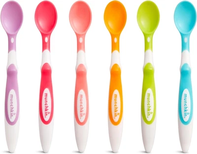 Soft-Tip Infant Spoons Set of 6 for Safe Feeding - image 1 of 4