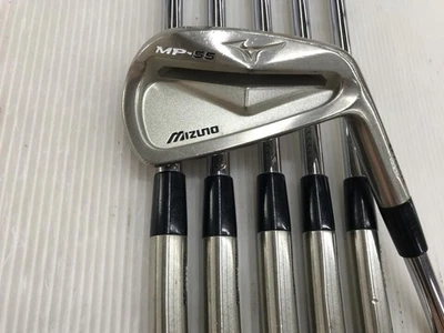Mizuno MP-55 Iron Set 6-PW Nickel Finish RH Men's Re-shafted Dynamic Gold - Image 1 of 4