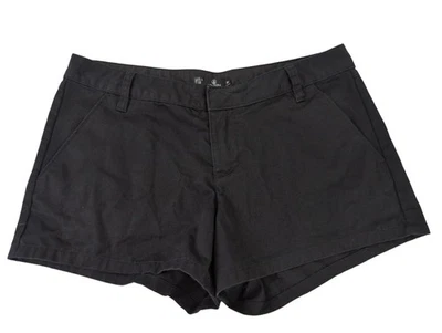 Volcom Chino Micro Short Womens 30 Black Athleisure Beach Casual Skater - Image 1 of 4