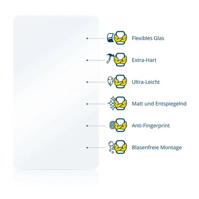 Panzerfolie Schutzglas matt für Joyor T6 Displayschutz - Bild 1 von 4