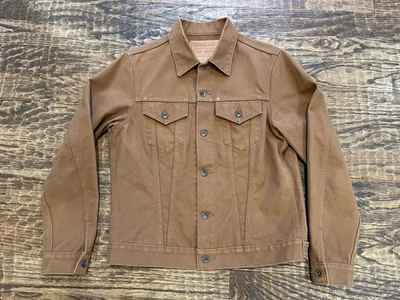 Iron Heart IHJ-46 尺寸 40 改装 III 型夹克鸭帆布棕色 — 第 1/4 张图片