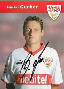Heiko Gerber Original Autogrammkarte VfB Stuttgart - ca.11cm x 15cm - Bild 1 von 2