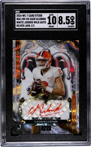 Cade Klubnik 2024 7 tachuelas comodín 1/1 bromista tinta roja automático naranja foil partido - Imagen 1 de 2